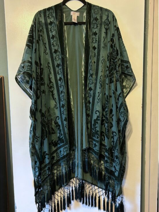 Free People Accessories - Free People Nightbird Burnout Kimono